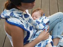 La Millou Bamboo Round Swaddle Unicorn Bebe Art.95410 Высококачественное детское одеяло из бамбука (100 см)