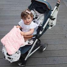 La Millou Velvet Collection Toddler Blanket  Unicorn Art.95445 Augstākās kvalitātes divpusēja sedziņa (80x100 cm)