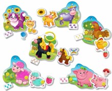 Roter Käfer RK6101-04 Educational game with velcro Mom and baby (Vladi Toys)