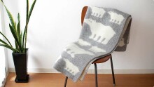 „Klippan“ iš Švedijos „Eco Wool“ menas. 2406,04 vaikiška segano natūrali ekologiška vilna, 90x130cm