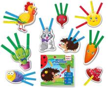 Roter Käfer RK6101-06 Игра с прищепками Веселые друзья (Vladi Toys)