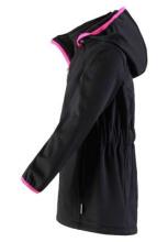 Lassie'18 Softshell Black Art.721712-­9990 Детская ветровка для девочек (размер:104 см)