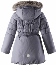Lassie'18 Warm Grey Art.721720-­9420 Детская утеплённая куртка-пальто  для девочек (122,134,140 см)