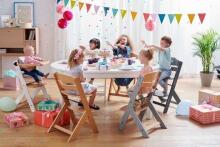 KinderKraft Enock Art.KKKENOCNAT0000   Wooden Highchair