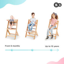 KinderKraft Enock Art.KKKENOCNAT0000   Wooden Highchair