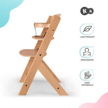 KinderKraft Enock Art.KKKENOCNAT0000   Wooden Highchair