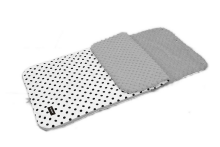 La bebe™ Minky+Cotton Sleeping bag Art.96509 Dots/grey Sleeping bag for a stroller