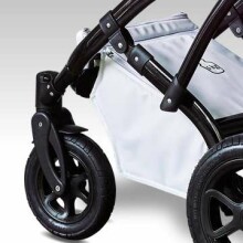 Tutek Tambero Eco Art. AT ECO WHITE / C vežimėlis modernus daugiafunkcinis vežimėlis 2 viename