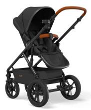 Moon'21 Nuova Art.63.960.520-301 Black Bērnu rati 2 in 1 ar kulbu