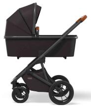 Moon'21 Style Art.63.950.500-301 Black Bērnu rati  ar kulbu
