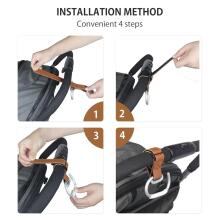 Vihir Pram Hook for Bags  Art.96697  Карабин - держатель для сумок на ручку коляски