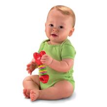 Fisher Price Wiggle Rattle Art.P7867 Attīstošā rotaļlieta 'Krabis'