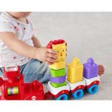 Fisher Price Little Stackers Lion Locomotive Art.DRG33 Piramīda Laimīgs lauvēns