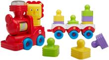 Fisher Price Little Stackers Lion Locomotive Art.DRG33 Piramīda Laimīgs lauvēns