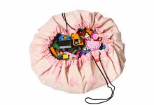 „Play & Go Quest“ kolekcija „Pink Elephant Art.PLAY017“ daugiafunkcinis kilimėlis žaislams ir laisvalaikiui, 140 cm