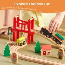 Tiny Land Train Art.33719 Набор железной дороги  с локомотивом