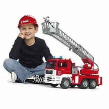 Bruder Art.02771 ugunsdzēsēju mašīna ar pagriešanas kāpnēm
