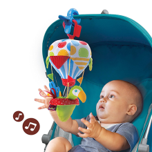 Yookidoo Tap N Play Balloon Art.40140 Piekarināmā muzikālā rotaļlieta Papagailis uz gaisa balona