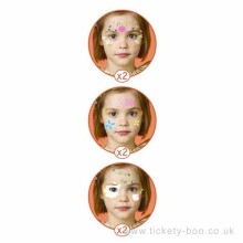 Djeco Make up Art.DJ09204 Krāsas sejas apgleznošanai Ziedu feja