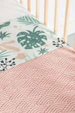 Jollein Cot River Knit Art.516-522-65286 Pale Pink - Детское одеяло из натурального органического хлопка , 100х150см