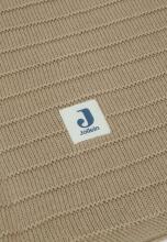 Jollein Cot Pure Knit Art.517-522-67012 Biscuit/Velvet GOTS - Dabīgas kokvilnas plediņš bērniem, 100x150cm