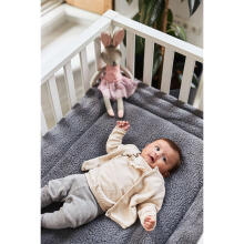 Jollein Playpen Teddy Art.017-513-65120 Storm Grey Детский  коврик 80х100 см