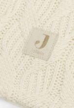 Jollein Cot Spring Knit Art.517-522-66038 Ivory/Coral Fleece - Adīts pleds 150x100cm