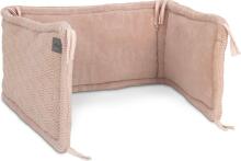Jollein Bumper Art.004-895-65286 River Knit Pale Pink Бортик-охранка для детской кроватки