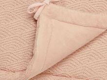 Jollein Bumper Art.004-895-65286 River Knit Pale Pink Бортик-охранка для детской кроватки