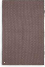 Jollein Cot Spring Knit Art.516-511-66036 Chestnut/Coral Fleece - Adīts pleds 150x100cm