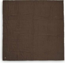 Jollein Cradle Wrinkled Cotton Art.523-511-66043 Chestnut - Bērnu sega (sedziņa) 75x100сm