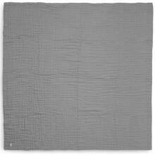 Jollein Cradle Wrinkled Cotton Art.523-511-66009 Storm Grey - Bērnu sega (sedziņa) 75x100сm