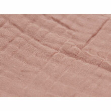 Jollein Cradle Wrinkled Cotton Art.523-511-66042 Rosewood - Antklodė kūdikiui 75x100cm