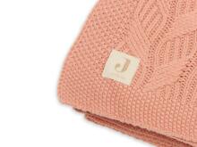 Jollein Cradle Spring Knit Art.516-511-66037 Rosewood - Adīts pleds 75x100cm