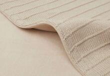 Jollein Cot Pure Knit Art.517-522-67011 Nougat/Velvet GOTS - Dabīgas kokvilnas plediņš bērniem, 100x150cm