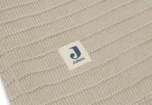 Jollein Cot Pure Knit Art.517-522-67011 Nougat/Velvet GOTS - Dabīgas kokvilnas plediņš bērniem, 100x150cm