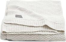 Jollein Cot River Knit Art.516-522-65287 Cream White - Dabīgas kokvilnas plediņš bērniem, 100x150cm