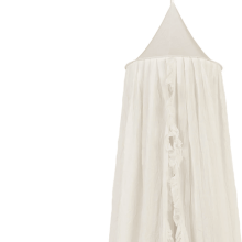 Jollein Canopy Vintage Art.002-005-66041 Ruffle Ivory -  Baldahīns bērnu gultiņai (245 cm)