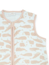 Jollein Muslin Whales Pale Pink Art.048-510-65361 -  kokvilnas guļammaisiņš 70cm