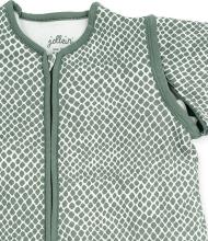 Jollein With Removable Sleeves Art.016-548-65350 Snake Ash Green - kokvilnas guļammaisiņš ar rokām 70cm