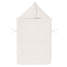 Jollein Footmuff Grain Knit Oatmeal Art.025-811-67047 autokrēsla konverts