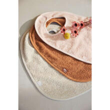 Jollein Terry Bib Art.029-566-00090 Pale Pink - Bērnu lacīte / priekšautiņš vidējais frote