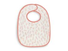 Jollein Terry Bib Waterproof Art.029-566-66028 Meadow Rosewood - Bērnu lacīte / priekšautiņš vidējais frote ūdensnecaurlaidīgs,3 gab