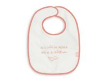 Jollein Terry Bib Waterproof Art.029-566-66028 Meadow Rosewood - Bērnu lacīte / priekšautiņš vidējais frote ūdensnecaurlaidīgs,3 gab