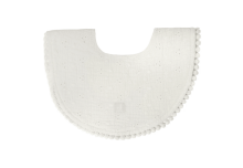 Jollein Bib Rond Embroidery Ivory Art.029-537-66069 - Bērnu lacīte / priekšautiņš