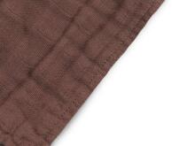Jollein Bandana Bib Wrinkled Cotton Art.029-868-66043 Chestnut - Детский Хлопковый Слюнявчик - платочек (2 шт.)