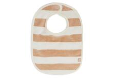 Jollein Bib Stripe Terry GOTS Art.8717329369870 Biscuit - Детский слюнявчик фротэ 2 шт.