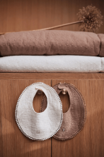 Jollein Bib Rond Embroidery Biscuit Art.029-537-66068 - Детский слюнявчик