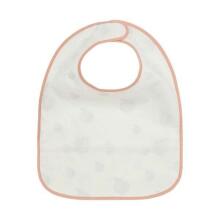 Jollein Bib Waterproof Art.029-864-66030 Peach