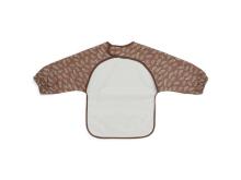 Jollein Bib  Art.029-869-66027 Meadow Chestnut - Детский слюнявчик прозрачный с рукавами